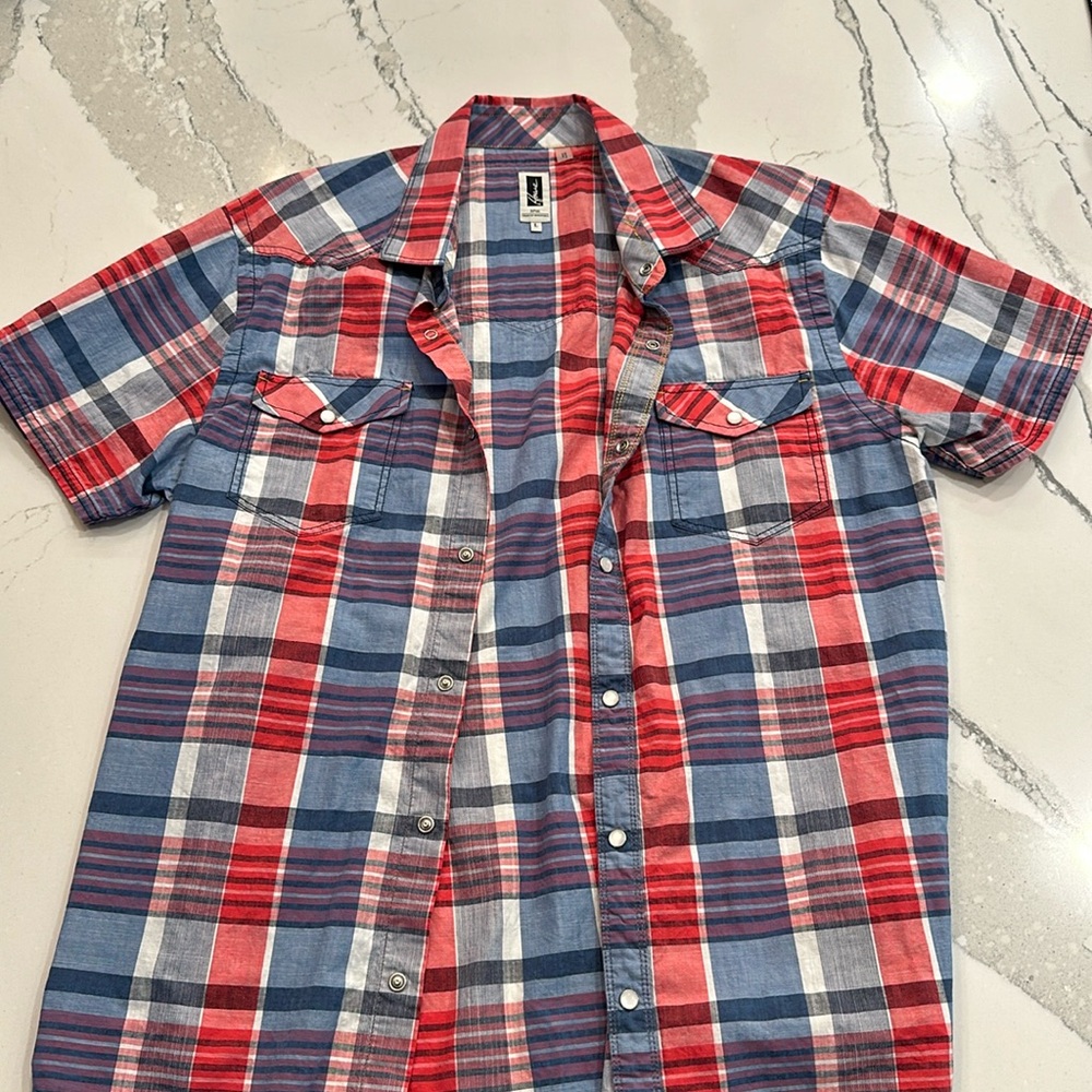 Howe short sleeve pearl snap